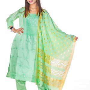 ladies leyon kurta set